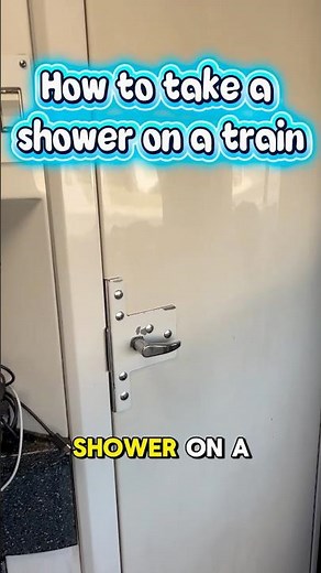 🚿 Taking a Shower on Amtrak | Superliner Sleeper Car Tour