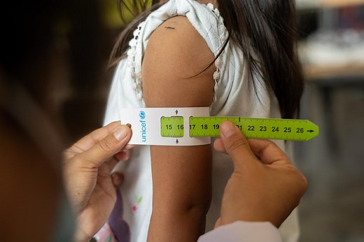 Vigilancia nutricional comunitaria con cintas MUAC