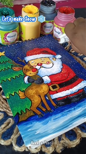 Merry Christmas 🎄||#art #santaclaus #christmas #painting #shorts #shortsfeed #shortvideo