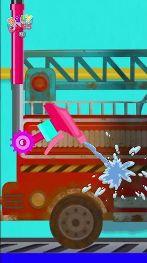 Fire Truck #cars #cartoon #formation #vehicles #babycars #trending #trendingshorts