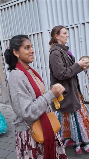 Maha Harinama, chanting of the Holy Names of the Lord in Riga, Latvia, September 26, 2025.