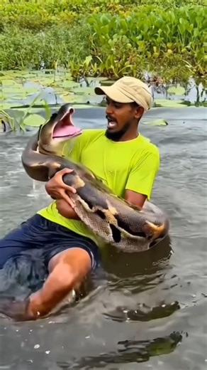 অজগর কামড় দিল #short #অজগর #foryoupageシ