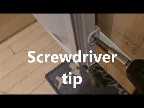 How to remove an integrated fridge from your kitchen unit