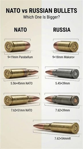 NATO vs Russian Ammo: The Real Size Difference