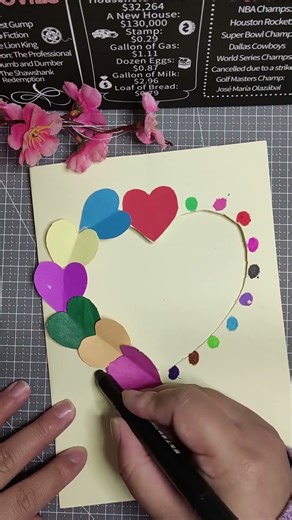 Big Heart Card DIY | Simple & Heartfelt Greeting Card Idea! ❤️