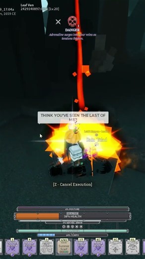 Gripped Through Resurrection?! 😱💀 (Credit:themasterofleaf) #deepwoken