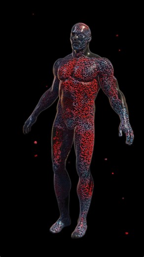 Josef Pelz on Instagram: "Leaking I really tried to find a better human test geometry. Realtime in #TouchDesigner using #TDPOPs @TouchDesigner"