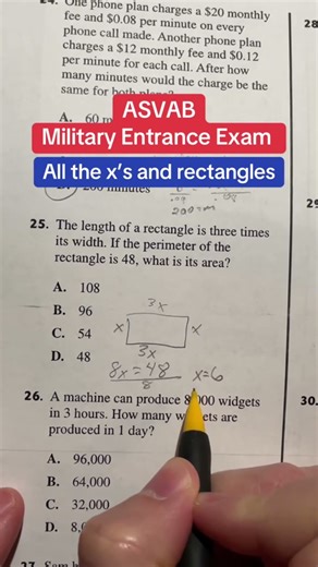 ASVAB Math Arithmetic Reasoning Solutions 25