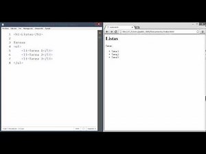 Tutorial de HTML para Principiantes, Cómo Usar Listas en HTML