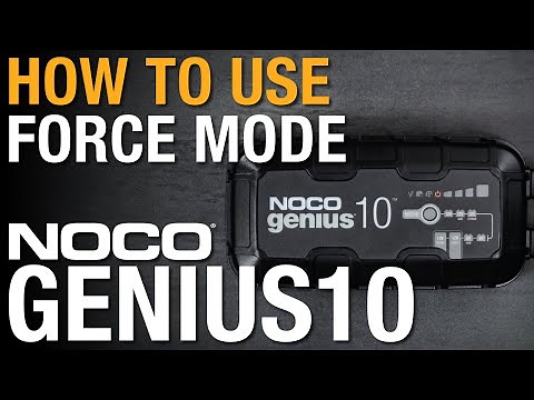 How to use force mode on your NOCO GENIUS10