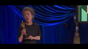 Yuh-Jung Youn accepts her award at the 93rd Oscars! Catch the awards & other highlights for free on meWATCH! | Mediacorp
