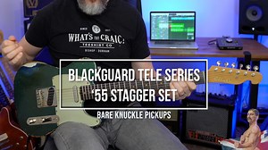 Micky Crystal demonstrates the classic cut and midrange bite of our Blackguard series '55 Stagger Telecaster set | Bare Knuckle Pickups