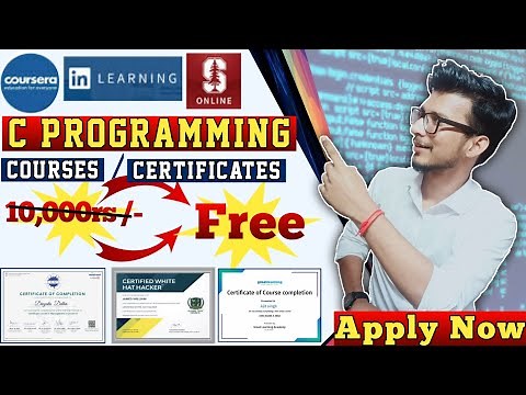 C programming certification | coursera free courses with certificates | coursera free courses | Quiz
