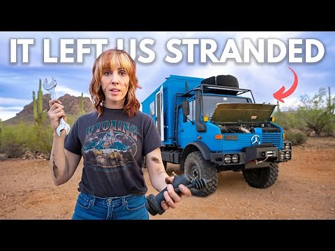 Unimog BREAKDOWN | Our 38 Year Old Truck Left Us Stranded In The Desert!