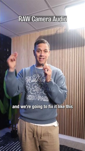 Here’s an easy fix for bad audio! ￼