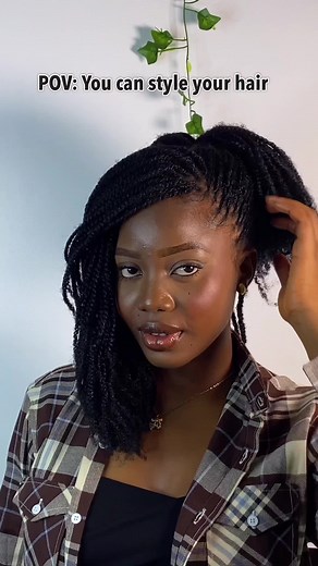 Different wats to style your microtwists, full tutorial on my YouTube channel. Link in bio. #minitwists #minitwistsonnaturalhair #minitwisthairstyles #minitwistwithextension #viralvideo #youtuber