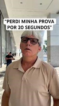 “UM SONHO BARRADO POR 20 SEGUNDOS”