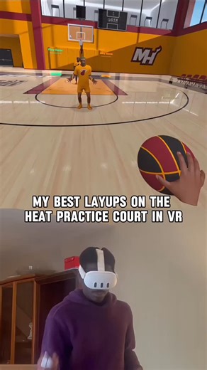 My best layups on the heat court in vr#gymclassvr #gcnbabundle #basketball🏀 #sportsgaming #baseballvr #vrbaseball #baseball #homerun #baseball #football #vrfootball | Gym Class VR