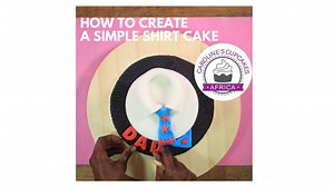 How to create a simple shirt cake. See the Difference, Taste the Difference. It's not just cake! Happy Father's Day. Check comment section for fondant details. | Caroline's Cupcakes Nairobi