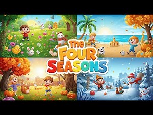 The Four Seasons of the Year | Learn Spring, Summer, Autumn, and Winter for Kids – Fun Learn