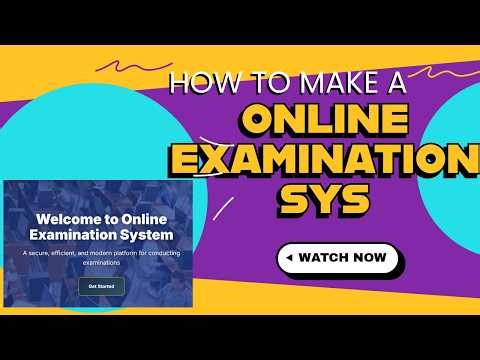 Online Examination System in PHP/MySQL | Source Code + Free Download