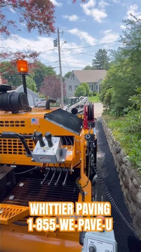Paving the neighborhood #paving #blacktop #hotmix #asphalt #asphaltpavement #construction #seacoast