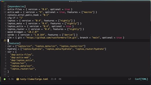 使用 Rust 构建全栈聊天机器人