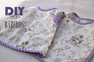 Apunta los pasos, descarga los patrones y elabora estos baberos anti manchas