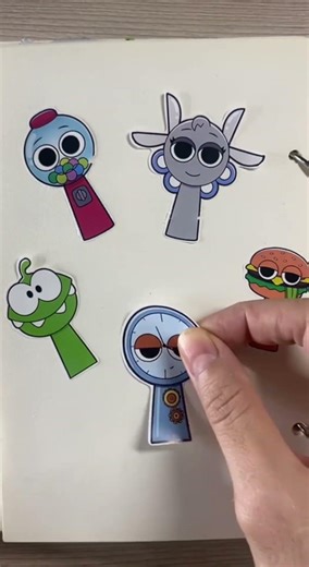 Sprunki on Green Notebook 💚😳 | Cute Shorts