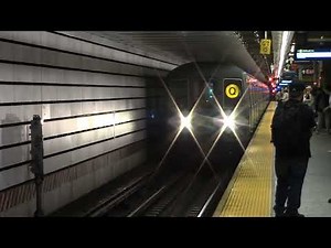 IND 2nd Avenue Line: Q Trains at 72 St [R46, R68A] - NYC Subway