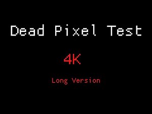 Dead Pixel Test for 4K Screen - Long version 1H