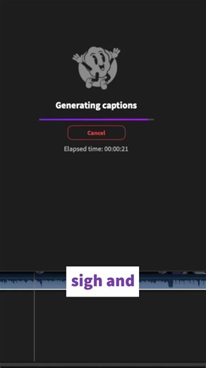 8 Minutes of Video. 20 Seconds of Captions.