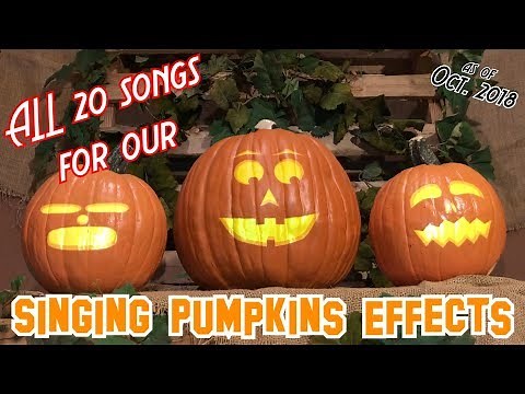 All 20 songs performed by our Singing Pumpkins!