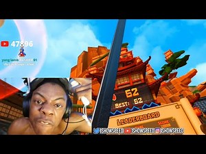 IShowSpeed Breaks VR Controller Playing Fruit Ninja 😂