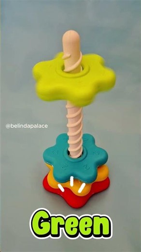 Learn Colors 🔴🟠🟡🟢🔵🟣 by Stacking the Rainbow Ring TOYS! #shorts #cocomelon