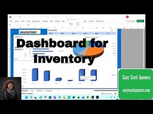 Dashboard for inventory management