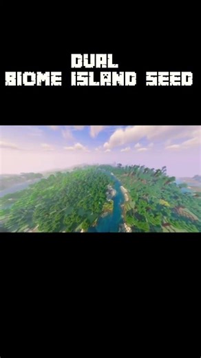 Dual biome island 1.21.4 seed #minecraft #seed #shorts