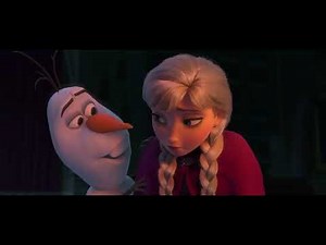 Frozen - Olaf comforts Anna