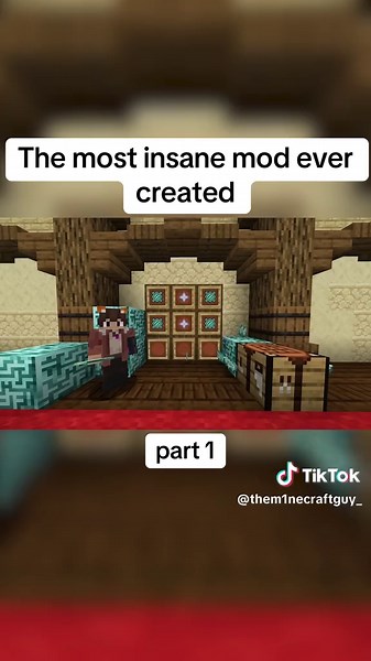 part 1 | The most insane mod ever created | Credits:Lollo Libe | #minecraft #fyp #lollolibe #foryoupage #fypシ゚