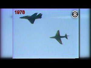 The Blue Angels perform at the Miramar Air Show in San Diego in 1978 and 1980