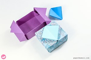 Origami Gatefold Box Instructions - Paper Kawaii