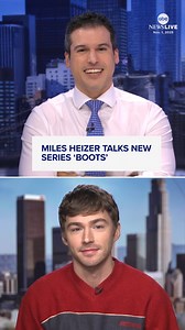 Miles Heizer opens up about his role in "Boots," a series that follows a closeted Marine Corps recruit in the 1990s. | ABC News Live