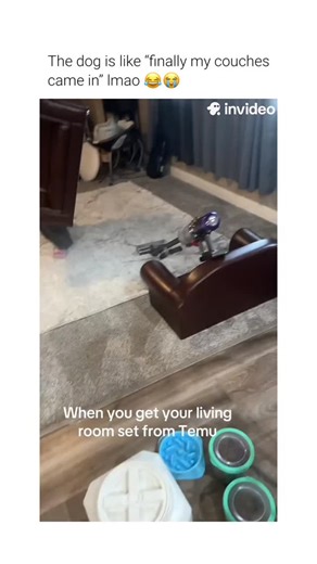 ILL HUMORS on Instagram: "A viral clip documents a furniture replacement that looks dramatically different from what was expected after delivery. The Subject A woman replaces her full-size living room set with a newly ordered set from an online marketplace, which appears extremely small when placed in her home. The Mechanism Product images and descriptions reflect scaled or minimalist designs, while lightweight materials and reduced dimensions are not always obvious without careful measurement r