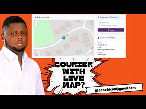 How to Build a Shipping and Courier Website with RealTime Live Tracking Complete HTML CSS PHP Tutori