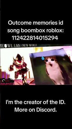 Outcome memories id song boombox roblox #sonic #роблокс #roblox #boombox #song #outcomememories #exe