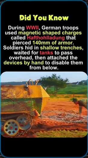 Hafthohlladung: The Magnetic Bomb Soldiers Stuck on Tanks by Hand
