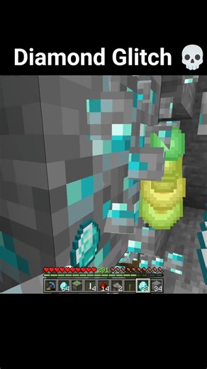 New Infinite Diamond Glitch Moment in Minecraft Part 17