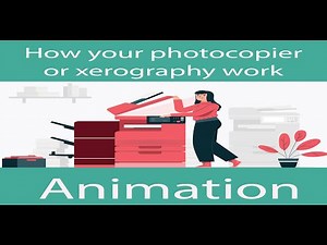 how xerography machine work animation | SWAJ Foundation #kids #education #xerography #science #swaj