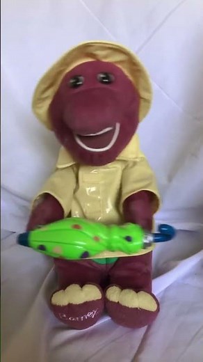 Barney Singing in the Rain