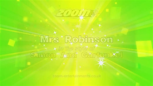 Simon And Garfunkel - Mrs Robinson - Karaoke Version from Zoom Karaoke #Karaoke #Singing #Lyrics #ZoomKaraoke #SimonAndGarfunkel #MrsRobinson